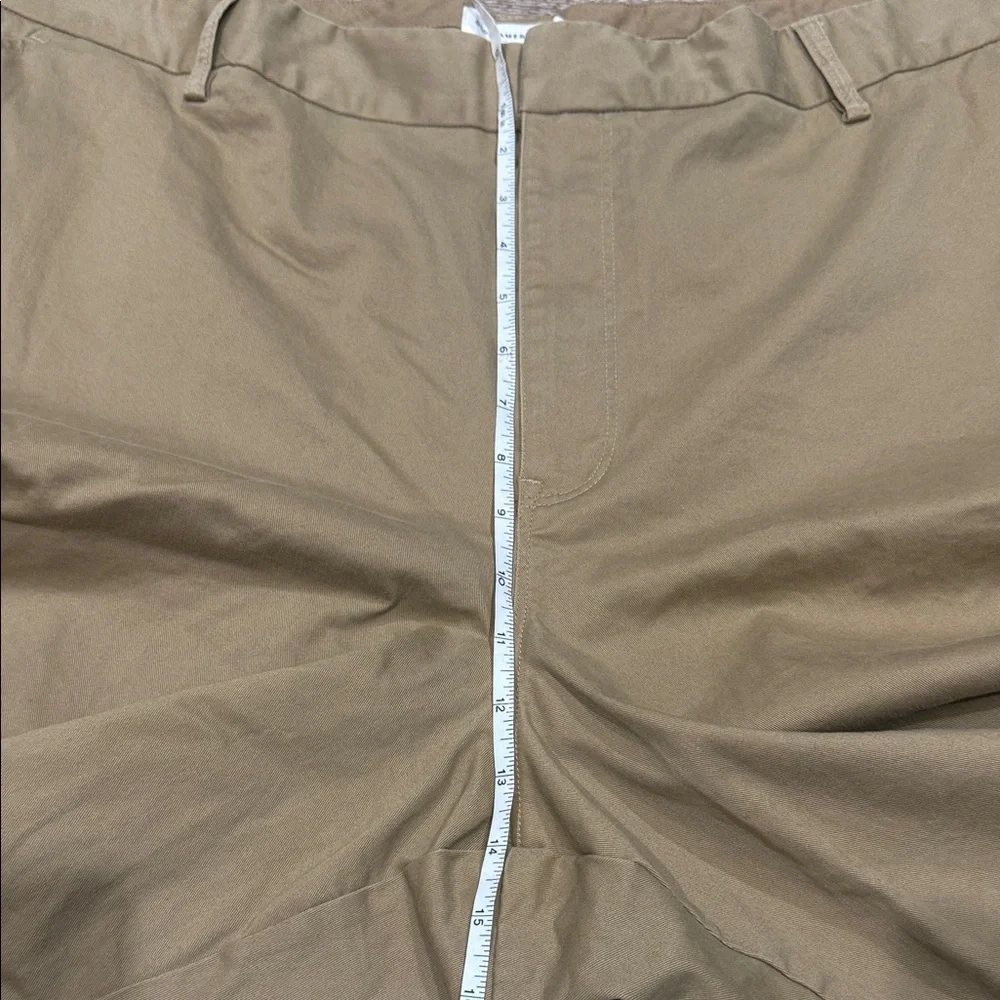 Good American Women’s Tan Chinos Flare Legs High-Rise khaki Size 20